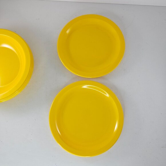 Dallas Texas Ware Yellow Melamine Tableware Bowls Salad Plate Set Vintage - Picture 7 of 11